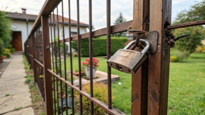 Что делать, если сломался замок на заборе