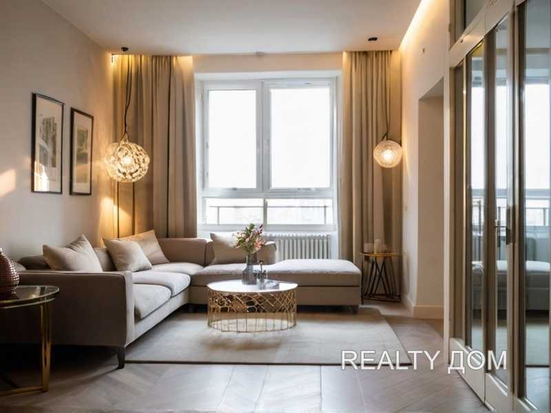 Сочетание цвета стен с мебелью и напольным покрытием в прихожей