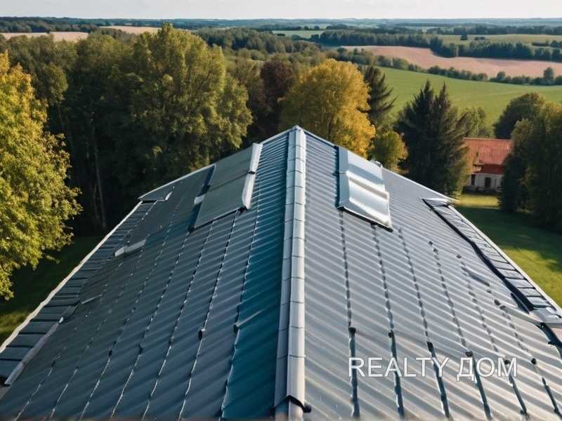 Выбор профнастила для радиусных элементов крыши