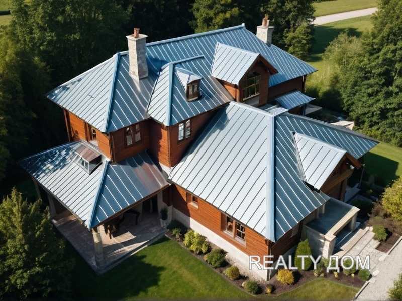 Сравнение долговечности материалов для крыш с большим количеством углов