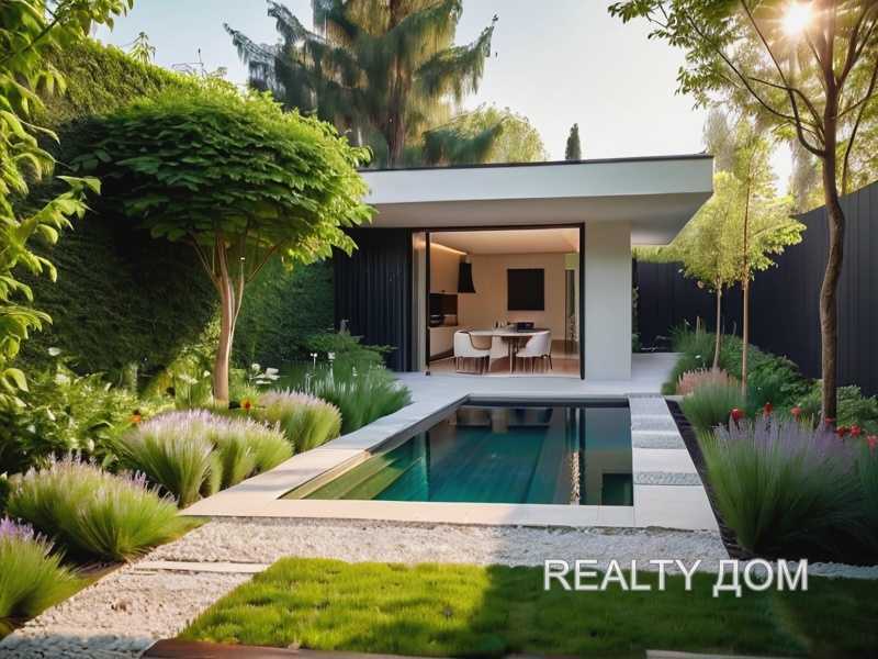 Использование высоты и уровней для акцента на растениях